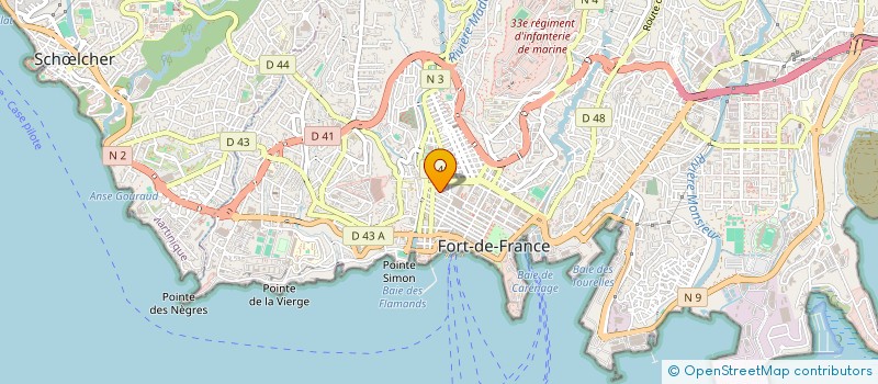 localisation de l'entreprise BIJOUTERIE EPI D'OR à FORT-DE-FRANCE