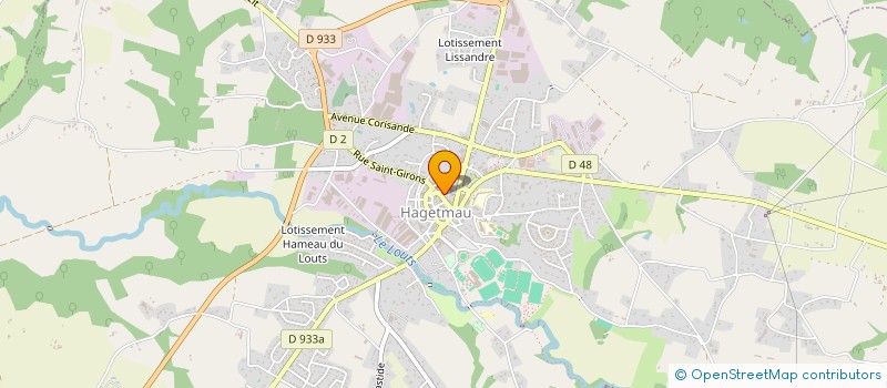 localisation de l'entreprise BIJOUTERIE FAIVRE à HAGETMAU