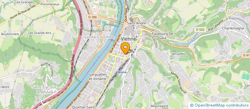 localisation de l'entreprise BIJOUTERIE FOURNIER à VIENNE