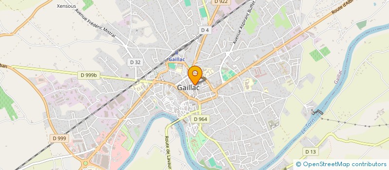 localisation de l'entreprise BIJOUTERIE GALOU à GAILLAC