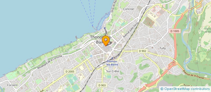 localisation de l'entreprise BIJOUTERIE GARNIER à THONON-LES-BAINS