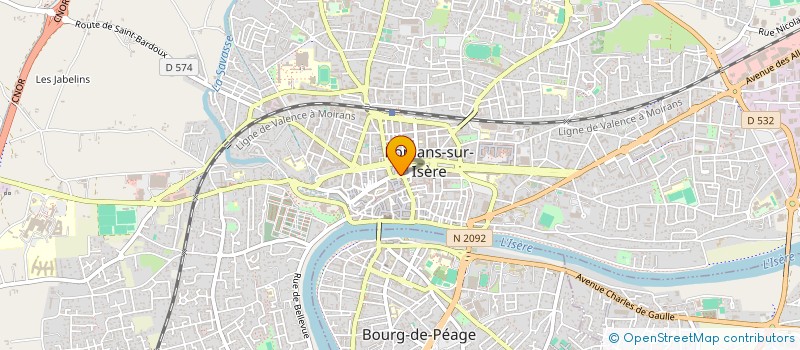localisation de l'entreprise BIJOUTERIE GATHIER à ROMANS-SUR-ISERE