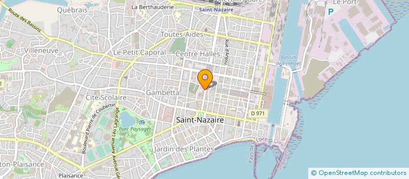 localisation de l'entreprise BIJOUTERIE GAUCHER à SAINT-NAZAIRE