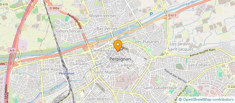 localisation de l'entreprise BIJOUTERIE GOURGOT à PERPIGNAN