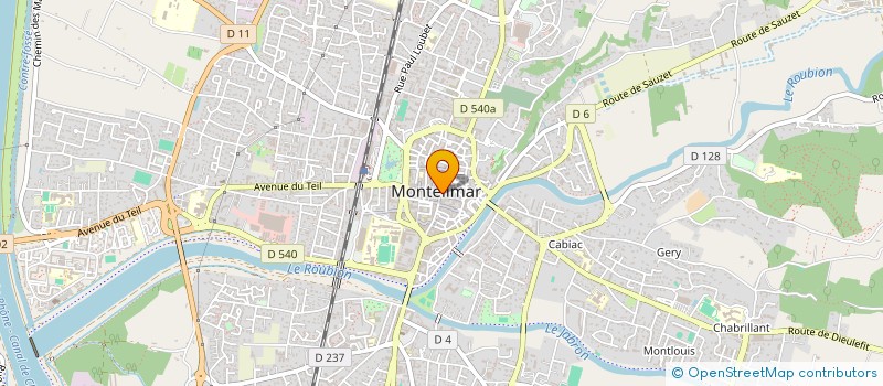 localisation de l'entreprise BIJOUTERIE GRAND à MONTELIMAR