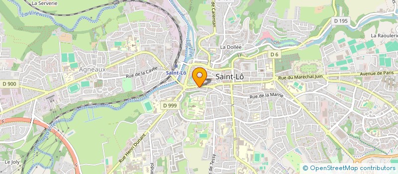 localisation de l'entreprise BIJOUTERIE GUERIN  SAINT-LO