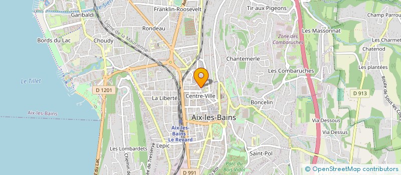 localisation de l'entreprise BIJOUTERIE GUICHARD à AIX-LES-BAINS