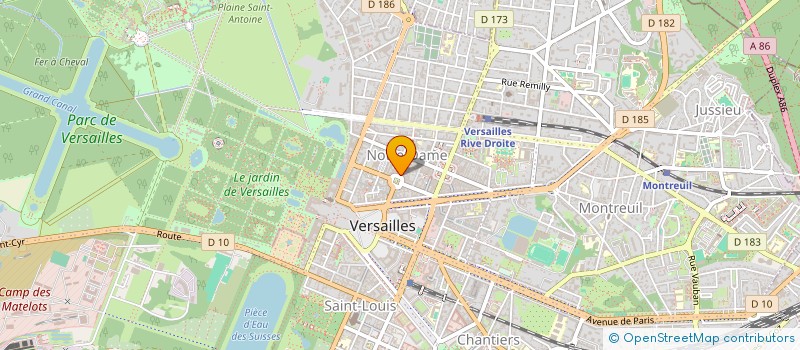 localisation de l'entreprise BIJOUTERIE HOCHE à VERSAILLES