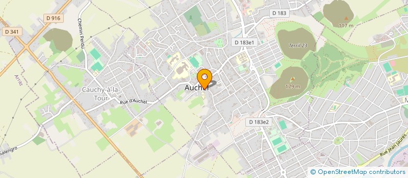 localisation de l'entreprise BIJOUTERIE JACQUES BEAUSSART à AUCHEL