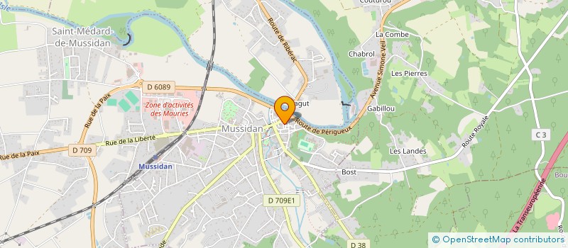 localisation de l'entreprise BIJOUTERIE JACQUES RIGOLOT  BOURGNAC