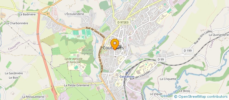 localisation de l'entreprise BIJOUTERIE JEAN BONNEFOY à COUTANCES
