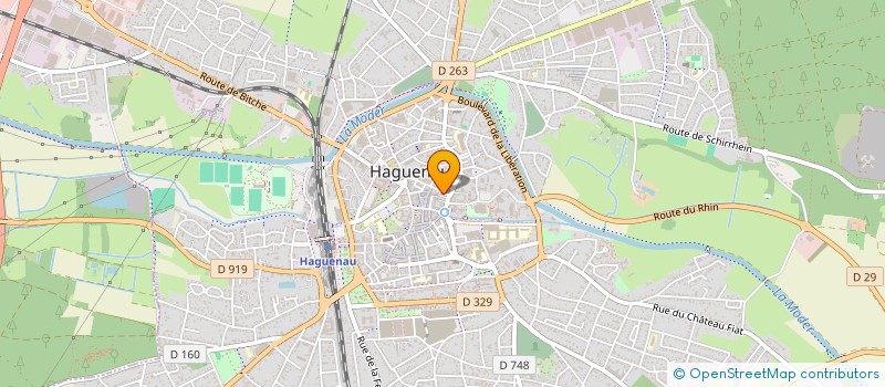 localisation de l'entreprise BIJOUTERIE JEAN KREITER à HAGUENAU