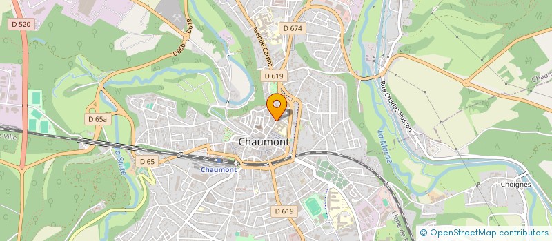 localisation de l'entreprise BIJOUTERIE JOAILLERIE LIONEL MILLOZ à CHAUMONT