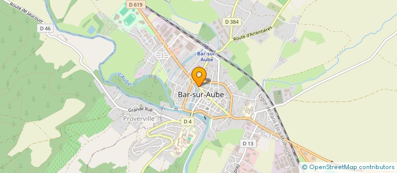 localisation de l'entreprise BIJOUTERIE JOFFRIN à BAR-SUR-AUBE