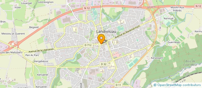 localisation de l'entreprise BIJOUTERIE KERUZEC MEAR à LANDIVISIAU