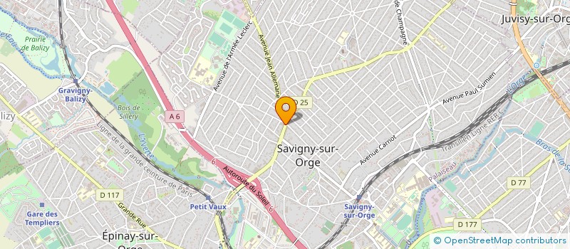 localisation de l'entreprise BIJOUTERIE L'EMERAUDE à SAVIGNY-SUR-ORGE