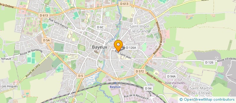 localisation de l'entreprise BIJOUTERIE LE BEC à BAYEUX