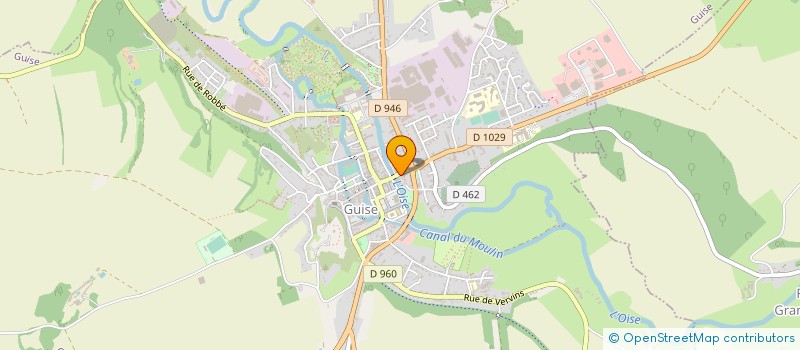 localisation de l'entreprise BIJOUTERIE LE LORE à GUISE