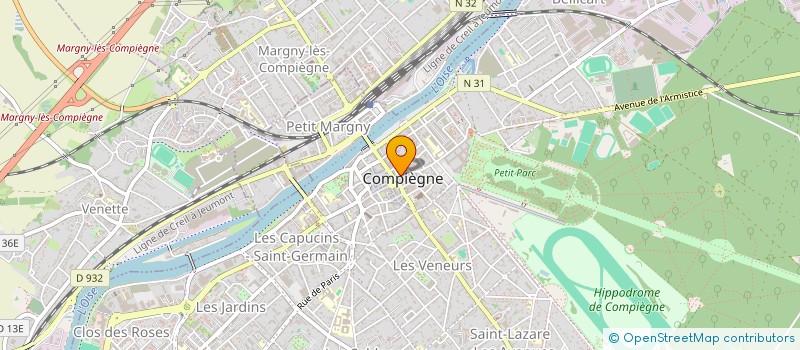 localisation de l'entreprise BIJOUTERIE LEGAY à COMPIEGNE