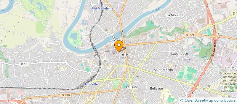 localisation de l'entreprise BIJOUTERIE LELONG  ALBI