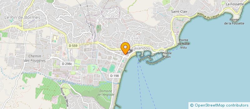 localisation de l'entreprise BIJOUTERIE LESCOP à LE LAVANDOU