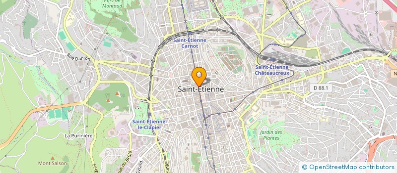 localisation de l'entreprise BIJOUTERIE LEVEQUE à SAINT-ETIENNE