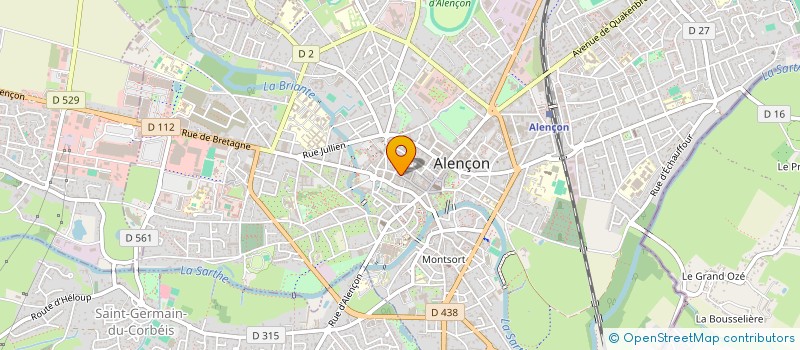 localisation de l'entreprise BIJOUTERIE MAHEUST à ALENCON