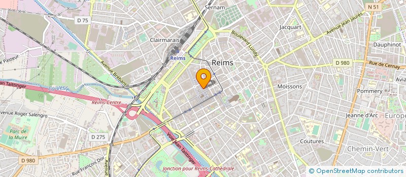 localisation de l'entreprise BIJOUTERIE MARECHAL  REIMS