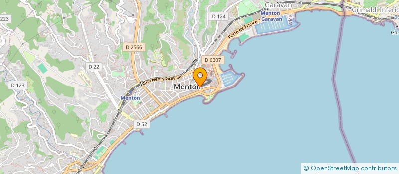 localisation de l'entreprise BIJOUTERIE MARTIN à MENTON