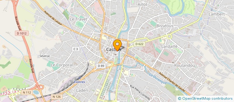 localisation de l'entreprise BIJOUTERIE MARTY à CASTRES