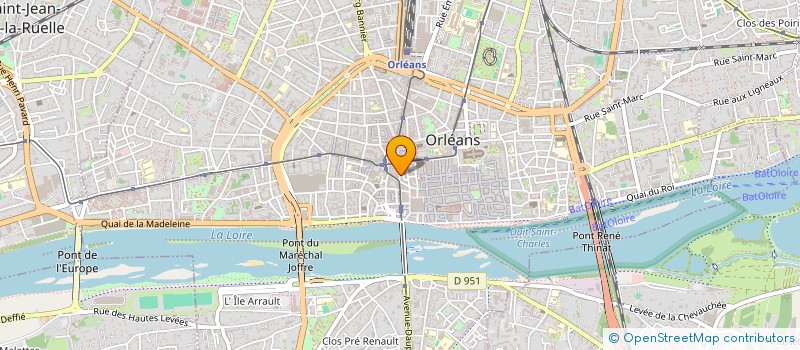 localisation de l'entreprise BIJOUTERIE MICHEL  ORLEANS