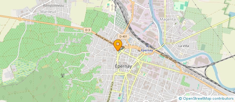 localisation de l'entreprise BIJOUTERIE PARENT à EPERNAY