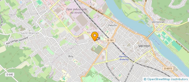 localisation de l'entreprise BIJOUTERIE PARUR  VERNON