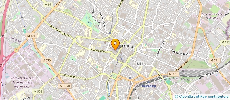 localisation de l'entreprise BIJOUTERIE PATRICK ET DOMINIQUE CARTON à TOURCOING