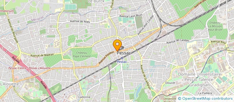 localisation de l'entreprise BIJOUTERIE POCHON à PESSAC