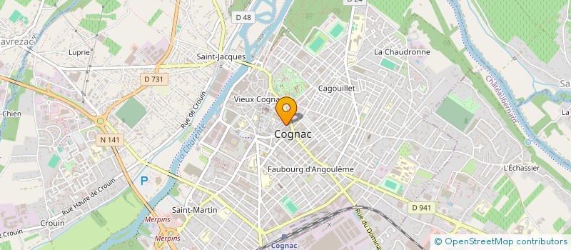 localisation de l'entreprise BIJOUTERIE PRESTIGE à COGNAC