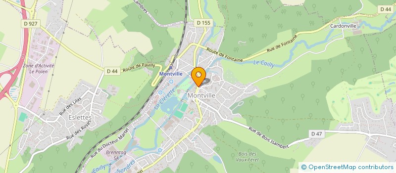 localisation de l'entreprise BIJOUTERIE PSYCHE  MONTVILLE