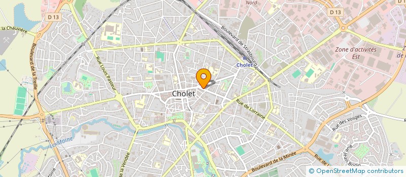 localisation de l'entreprise BIJOUTERIE RAFLEGEAU à CHOLET