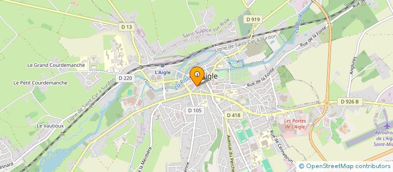 localisation de l'entreprise BIJOUTERIE ROMAGNE à L'AIGLE