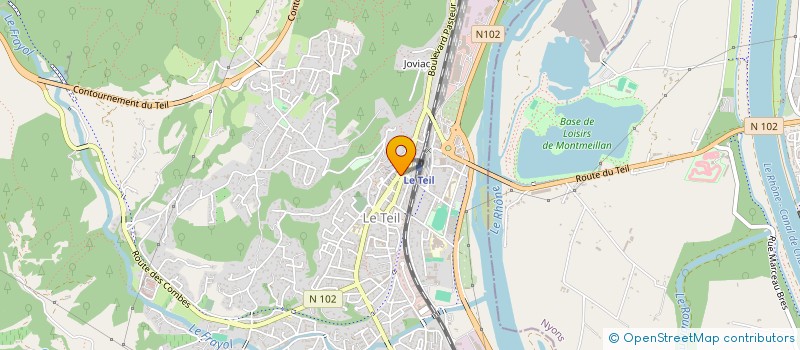 localisation de l'entreprise BIJOUTERIE RUBY  LE TEIL