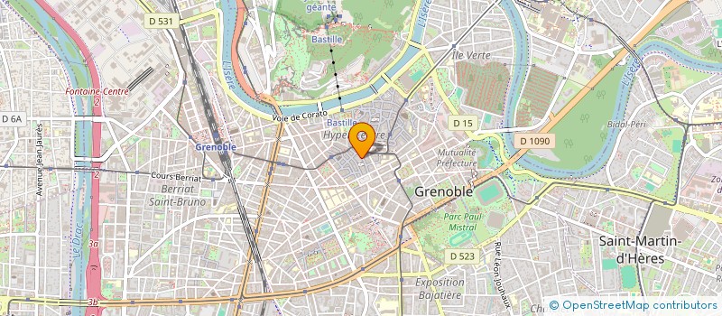 localisation de l'entreprise BIJOUTERIE THEVENIN SARL à GRENOBLE