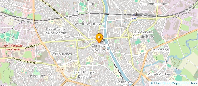 localisation de l'entreprise BIJOUTERIE TOUCHARD à LAVAL