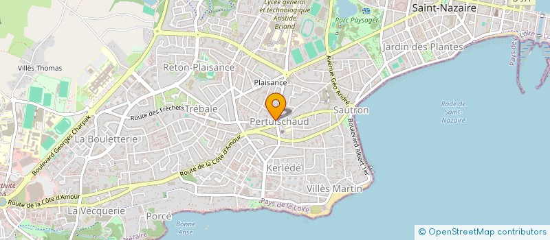 localisation de l'entreprise BIJOUTERIE TROUILLARD à SAINT-NAZAIRE