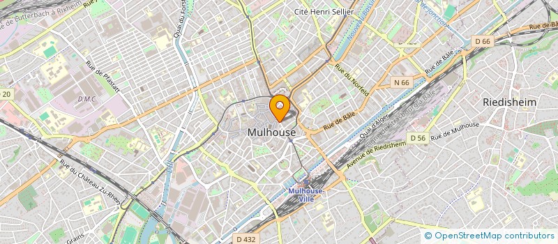 localisation de l'entreprise BIJOUTERIE TSCHIEGG à MULHOUSE