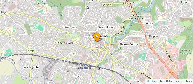 localisation de l'entreprise BIJOUTERIE VAILLANT SARL  SAINT-BRIEUC