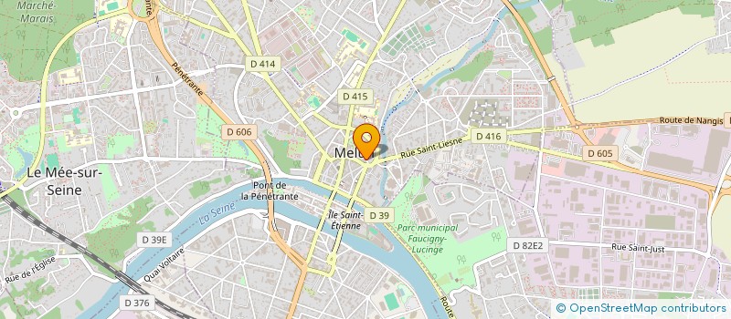 localisation de l'entreprise BIJOUX 2000 à MELUN
