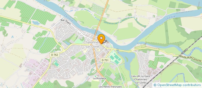 localisation de l'entreprise BIJOUX DE FAMILLE à CHALONNES-SUR-LOIRE