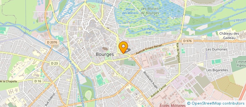 localisation de l'entreprise BIJOUX NCDL à BOURGES