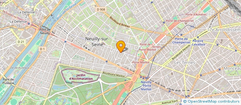 localisation de l'entreprise BIJOUX ON LINE à NEUILLY-SUR-SEINE
