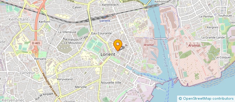 localisation de l'entreprise BIJOUX RUBIN NANTES à LORIENT